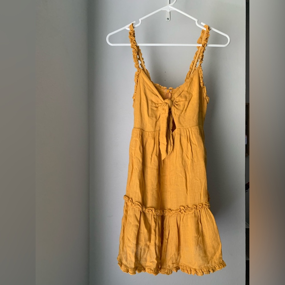 Yellow summer dress